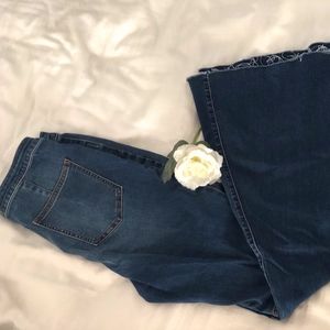 Free People High Rise Flair Jeans Size 28